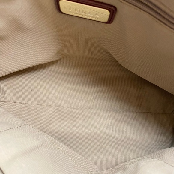 FurlaTessa L Satchel Barolo Burgundy/Wine Leather Handbag / 2 Way - Picture 11 of 14